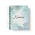 Caderno Personalizado FLORAL (#35) - A5 15x21cm (PEQUENO) - Com Elástico - Imagem 1