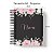 Caderno Personalizado FLORAL (#39) - A5 15x21cm (PEQUENO) - Com Elástico - Imagem 3