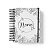Caderno Personalizado FLORAL (#40) - A5 15x21cm (PEQUENO) - Com Elástico - Imagem 1