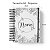 Caderno Personalizado FLORAL (#40) - A5 15x21cm (PEQUENO) - Com Elástico - Imagem 3
