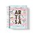 Caderno Personalizado Artesã Papelaria (#01) - A5 15x21cm (PEQUENO) - Com Elástico - Imagem 1