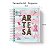 Caderno Personalizado Artesã (#01) - A5 15x21cm (PEQUENO) - Com Elástico - Imagem 2