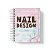 Caderno Personalizado Nail Design (#01) - A5 15x21cm (PEQUENO) - Com Elástico - Imagem 1