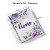 Caderno Personalizado FLORAL (#44) - A5 15x21cm (Pequeno) - Com 100 Folhas - Imagem 2