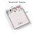 Caderno Personalizado FLORAL (#31) - A5 15x21cm (Pequeno) - Com 100 Folhas - Imagem 2
