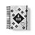 Caderno Personalizado Design (#03) - A5 15x21cm (PEQUENO) - Com Elástico - Imagem 1