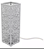Aabajur taschibra renda uni 901 1xe27/branco fosco - Imagem 1