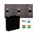 Arandela led taschibra pilar 6w 3000k preto/ - Imagem 2