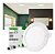 Painel led 12w lux redondo embutir bivolt - Imagem 2