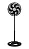 Ventilador de coluna 30 cm 6 pás preto - Ventisol - Imagem 3