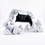 Suporte de Controle para PS5, Caveira Infernal, Branco - Imagem 1