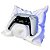 Suporte Base para Controle PS5, Design Almofada, Branco - Imagem 1