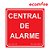 Placa De Sinalização - Central Alarme - Imagem 1
