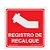 Placa De Sinalização - Registro de Recalque E19 - Imagem 1