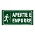 Placa De Sinalização - Aperte e Empurre - S18 - Imagem 1