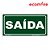Placa De Sinalização - Saída - S12 - Imagem 1