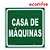 Sinalização Casa de Máquinas - Imagem 1