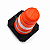 Cone para Sinalização Viária 75cm Laranja - Imagem 3