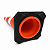 Cone para Sinalização Viária 75cm Laranja - Imagem 2