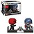 Funko Pop Marvel Red Skull Vs.Captain America 389 - Imagem 1
