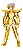 Boneco Blokees Champion Class Cavaleiros do Zodiaco Saint Seiya Cancer Deathmask - Imagem 3