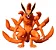 Boneco Blokees Champion Class Naruto Legend Edition Kurama - Imagem 3