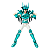 Boneco Blokees Champion Class Cavaleiros do Zodiaco Saint Seiya Dragon Shiryu - Imagem 2