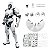 Boneco Blokees Champion Class Marvel Rivals Moon Knight - Imagem 3