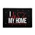 Capacho 60x40cm - I LOVE MY HOME - Imagem 1