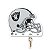 Porta Chaves Licenciado NFL - Las Vegas Raiders - Imagem 1