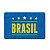 Tapete Porta Banheiro Quarto 60x40cm - Brasil (Azul) Copa do Mundo - Imagem 1