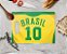 Tábua de Carne de Vidro 35x25 - Camisa do Brasil - Imagem 2