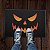 Capacho 60x40cm - Halloween - Abóbora Face - Preto - Imagem 2