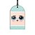 Tag para Mala, Mochila ou Lancheira - DOLL Olhos - Imagem 1