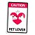 Placa Decorativa 24x16 PET LOVER - Beek - Imagem 1