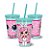 Copo Canudo Parede Dupla 500ml DOLL Bunny - Beek - Imagem 1