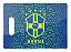 Tábua De Carne De Vidro - Futebol Seleção Brasileira - Azul e Verde - 35x25 - Imagem 2