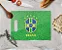 Tábua De Carne De Vidro - Futebol Seleção Brasileira - Verde - 35x25 - Imagem 3