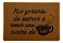 Capacho/Tapete - Criativo - Gostaria de Tomar Uma Xícara De Café? - Marrom - 60x40cm - Beek - Imagem 1