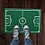 Capacho / Tapete 60x40cm - Campo De Futebol - Verde - Imagem 3