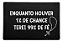 Capacho / Tapete - 60x40cm - Enquanto houver 1% de chance terei 99% de fé - Preto - Beek - Imagem 1