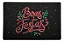 Capacho 60x40cm - Natal Boas Festas Preto para Casa e Sala – Preto - Beek - Imagem 1