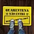 Capacho / Tapete - 60x40cm - Quarentena Deixe a Comida - Preto OU Amarelo - Beek - Imagem 4