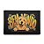 Capacho / Tapete 60x40cm 10mm - Cachorro Golden - Bem Vindo - Imagem 1