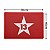 Capacho / Tapete 60x40cm 10mm - ESTRELA 13 VERMELHO PT - Imagem 2
