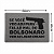 Capacho / Tapete 60x40cm 10mm - Falar Mal Do Bolsonaro - Preto OU Cinza - Imagem 5