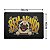 Capacho / Tapete 60x40cm 10mm - Cachorro Pug - Bem Vindo - Imagem 2