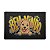 Capacho / Tapete 60x40cm 10mm - Cachorro Caramelo - Bem Vindo - Imagem 1