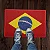 Capacho 60x40cm - Bandeira do Brasil - Verde OU Vermelho - Beek - Imagem 2
