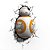 Luminária 3D Light FX Star Wars BB-8 - MOSTRUARIO - Imagem 4